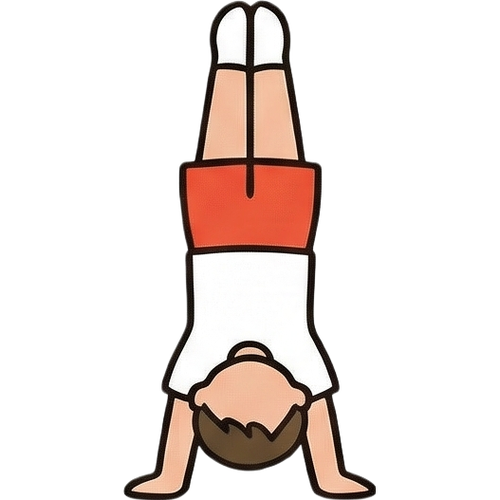 跳び箱を飛ぶ男の子のイラスト